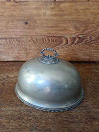 Antiek verzilverde cloche