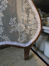 Oude houten raamhor bloemetjes nr63