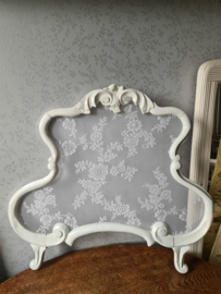 Brocante oude houten raamhor bloemetjes