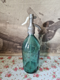 Blauw groen glazen spuitfles nr3
