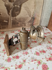 Antieke luxor carbid fietslamp