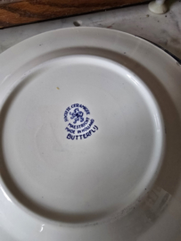 Ontbijtbord butterflij servies societe ceramique maestricht