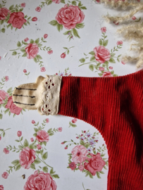 Oude handgemaakte handpop sinterklaas