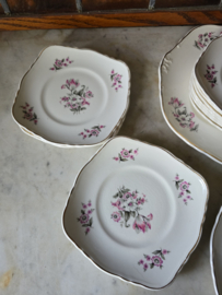 Gebakstel petrus regout&co bloemen