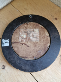 Albast plaquette vrouw cherubijn engel Roe Bros