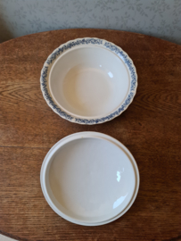 Blauw engels servies myott royal mail dekschaal