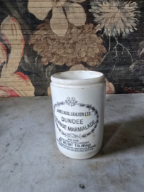 Beboterde engelse marmelade pot