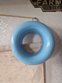Deens blauw emaille tulband