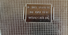 Oud metalen sigarettendoosje de Halter Utrecht