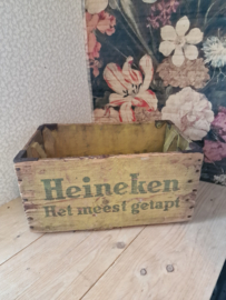 Oud houten krat Heineken