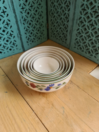 Oude set nestschalen Boch Belgie