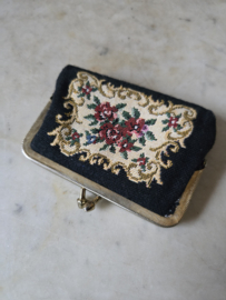 Oud petit point beursje nr3