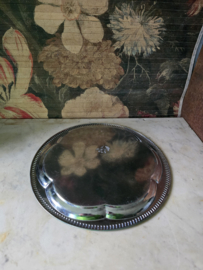 Metalen dienblad paradijs bloemen