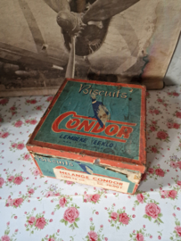 Antiek winkelblik condor biscuits