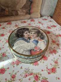 Brocante blikken trommeltje