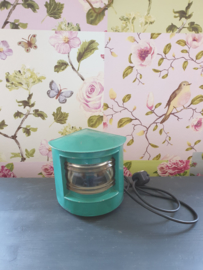 Oude stoere groene scheepslamp
