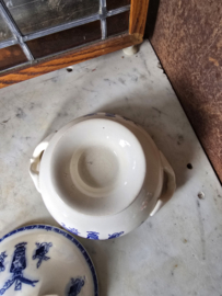 Dekschaal potiche kinderservies petrus regout