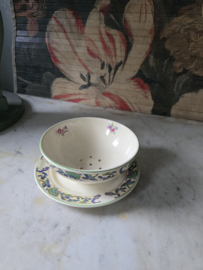 Fruittest met onderbord plateel plazuid