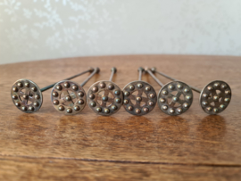 Setje verzilverde cocktail tonic stampers