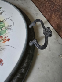 Antiek porseleinen dienblad
