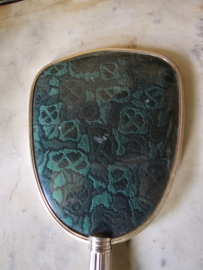 Oude brocante handspiegel