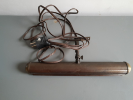 Antiek koperen pianolamp schilderijlamp nr15