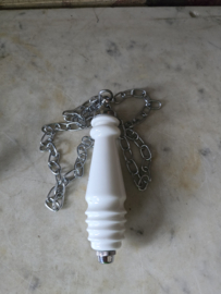 Wit porseleinen pull wc trekker