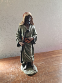 Oud kerst beeld kamelendrijver