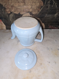 Zachtblauw koffiepotje