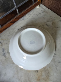 Diepe ronde schaal petrus regout creme