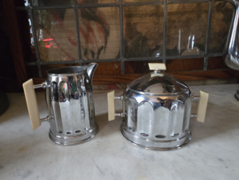 Art deco koffie thee tafel servies Demeyere