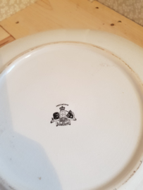 Romantisch brocante engels lampetstel roze rode rozen
