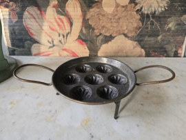 Antiek koperen evenveeltjes pan