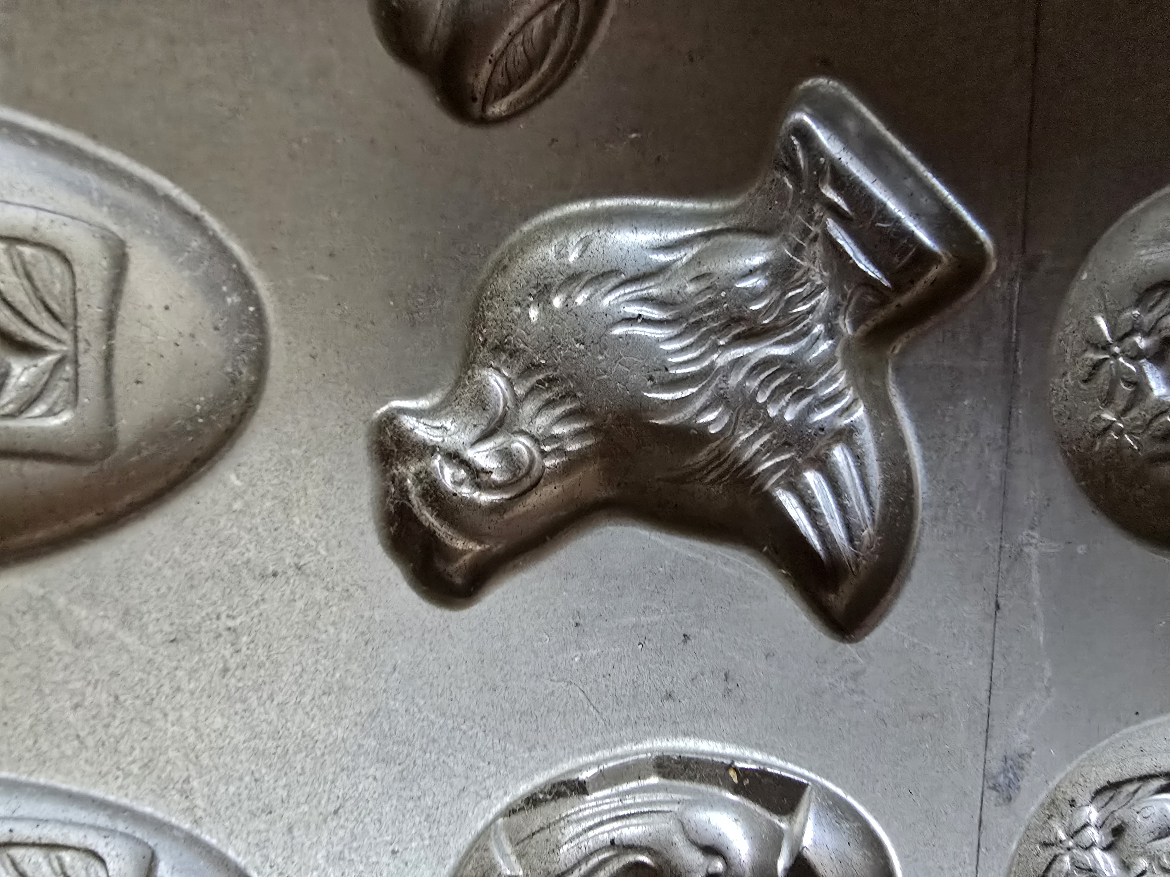 Oude chocolademal pasen