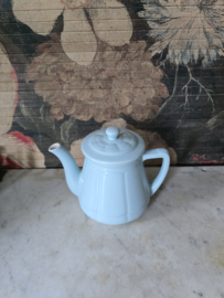 Zachtblauw koffiepotje