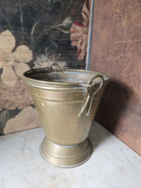 Antiek koperen emmer