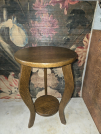 Eiken houten plantentafeltje