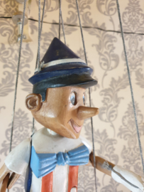 Houten marionet pinokkio pop