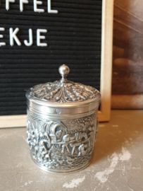 Verzilverd theebusje douwe egberts