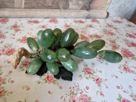 Groen edelstenen druiventros