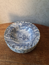 Blauw engels servies myott royal mail soepbord