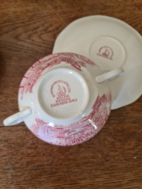 Wedgwood soepkom met schotel