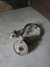 Oude messing deurklopper