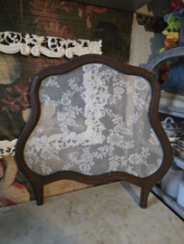 Oude houten raamhor bloemetjes nr63