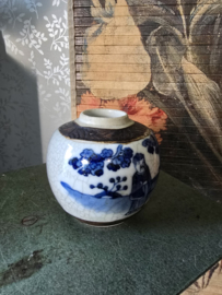 Antiek chinese gemberpot nanking
