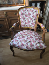Brocante stoeltje rozen