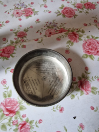 Oud blikje babyderm poeder