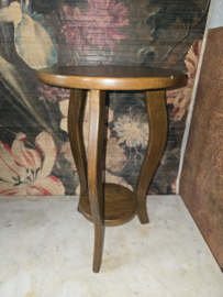 Eiken houten plantentafeltje