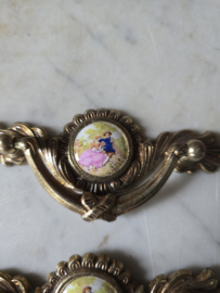 Antiek messing greepjes victoriaans barok