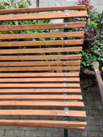 Oude parkbank tuinbank